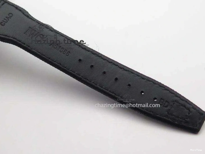 MIROTIME 0113 Comfortable Pilot Chrono IW388003 Real Ceramic ZF 1:1 Best Edition On Black Nylon Strap A 7322